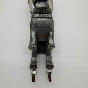 Vintage Mack Trucks Bulldog Hood Ornament Design Patent 87931 Silver Tone Metal